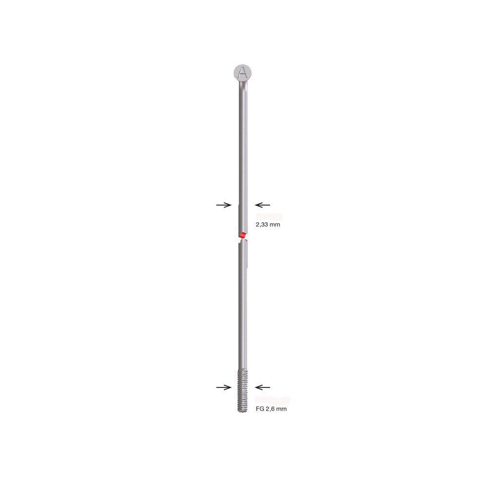 Alpina Spaak Zink 13-208 zonder nippel zilver (144st)