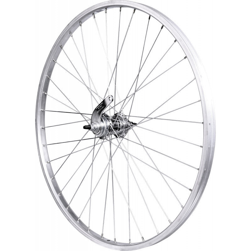Velox achterwiel Mach1 M110 28" remnaaf zilver