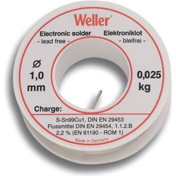 Weller solder lead-free EL99 1mm 100gr