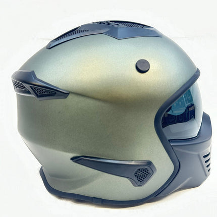 Vito Bruzano Jethelm - Motorhelm - Mat Titanium