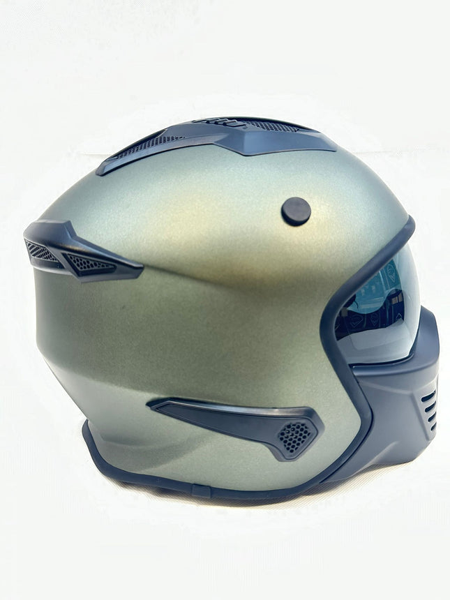 Vito Bruzano Jethelm - Motorhelm - Mat Titanium