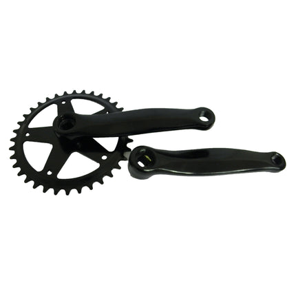 Crankstel 36T 152mm zwart 24"