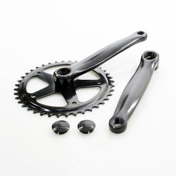 Crankstel 40T 170mm zwart 28"