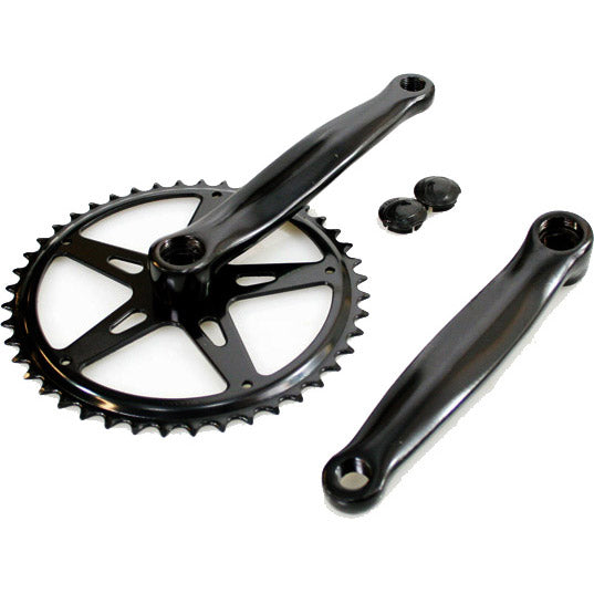 Crankstel 42T 170mm zwart 26"/28"