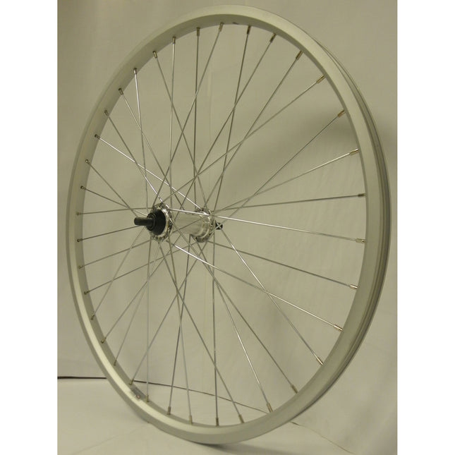 BFN voorwiel 24" zilver