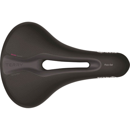 Terry saddle Fisio gel women's black