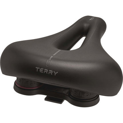 Terry saddle Anatomica Flex gel women's black