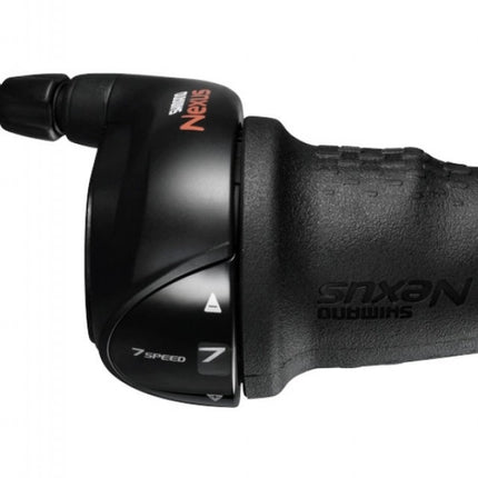 Draaiversteller 7 speed Shimano Nexus SL-C3000 NX10 - zwart (werkplaatsverpakking)
