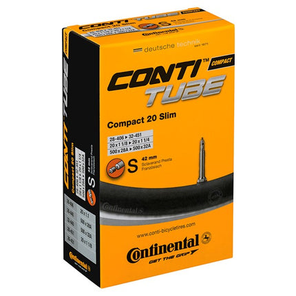 Continental binnenband Compact Slim 20" 28/32-406/451 FV 42mm