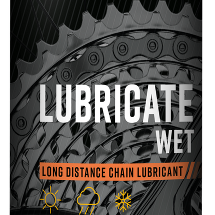 Bike7 Lubricate Wet kettingolie, 500 ml spuitfles