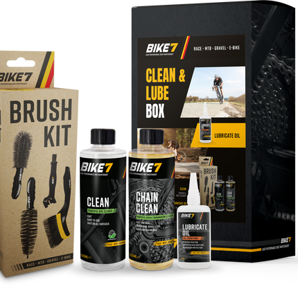 Fietsonderhoudsset Bike7 Clean & Lube Box
