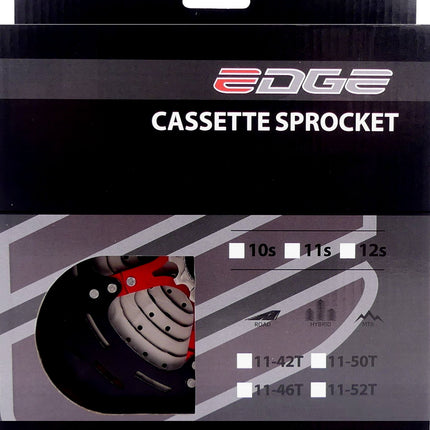 Cassette 12 speed Edge CSM9012  11-52T - zilver/zwart - afbeelding 2