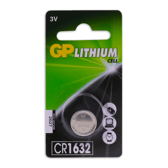 GP CR1632 lithium knoopcel 3 V – verpakking