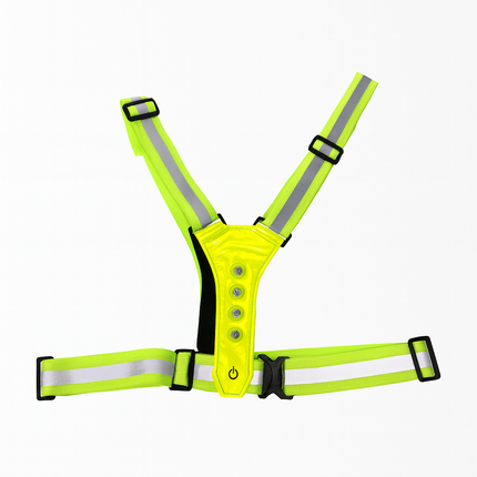 Reflecterende Veiligheidsharnas met LED-verlichting – Verstelbaar