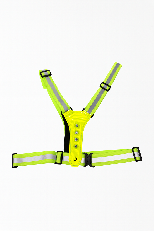 Reflecterende Veiligheidsharnas met LED-verlichting – Verstelbaar