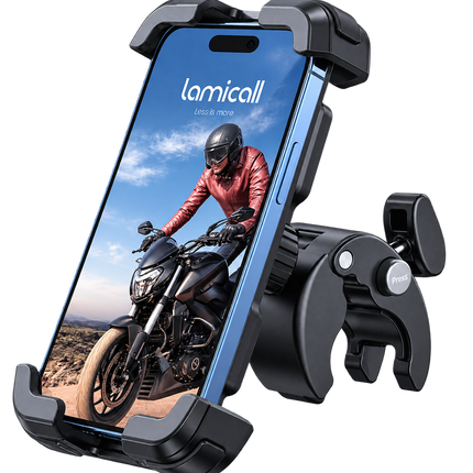 Lamicall BP07 telefoonhouder met snelklem zwart - beeld 1