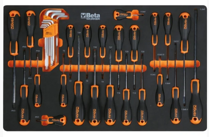 Beta Tools 240-delig gereedschapsassortiment - schroevendraaiers en stiftsleutels