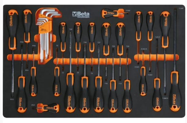 Beta Tools 240-delig gereedschapsassortiment - schroevendraaiers en stiftsleutels