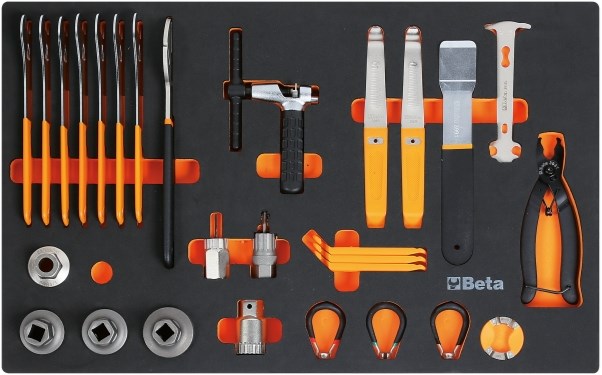 Beta Tools M400 fietsreparatieset 29-delig in foam inlay
