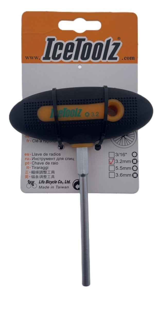 IceToolz 12B8 spaaknippelsleutel 3,2 mm met T-handvat - beeld 2