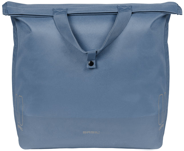 Basil Mara Evo fietsshopper indigo blue, vooraanzicht
