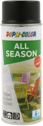 Dupli-Color All Season spuitlak RAL 9005 gitzwart mat 400 ml