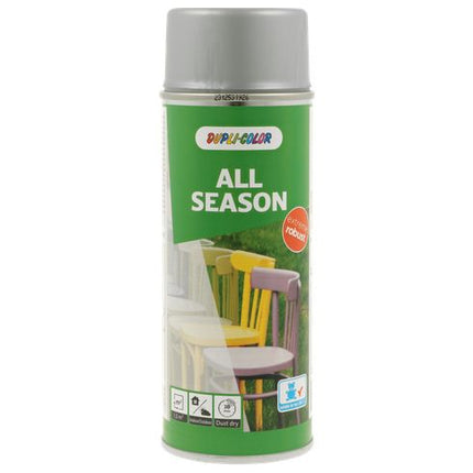Dupli-Color All Season spuitlak RAL 9006 aluminium zijdeglans 400 ml