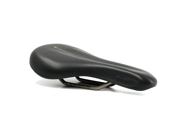 Selle Royal Musa fietszadel zwart, zijaanzicht