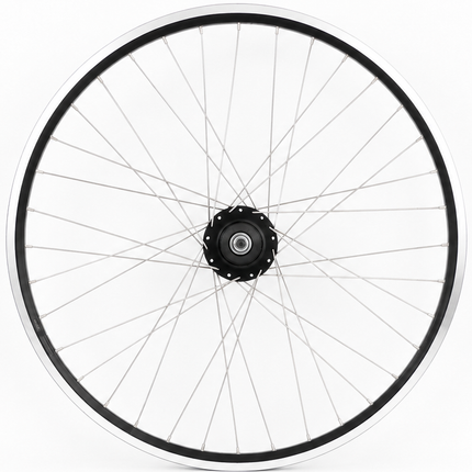 ZAC2000 achterwiel met Nexus 5-naaf voor rollerbrake en zwart geslepen velg
