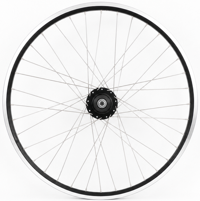 ZAC2000 achterwiel met Nexus 5-naaf voor rollerbrake en zwart geslepen velg