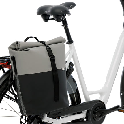 Fietsshopper New Looxs Nyborg 17 liter 30 x 17 x 37 cm - Grijs/zwart — productfoto 7