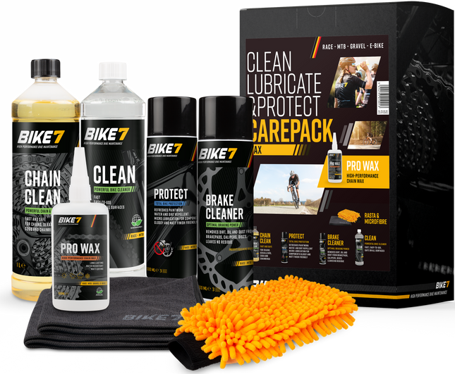 Bike7 Carepack Wax fietsonderhoudsset