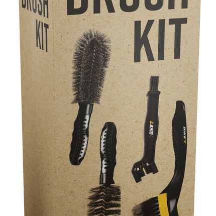 Bike7 Brush Kit vierdelige borstelset voor fietsreiniging