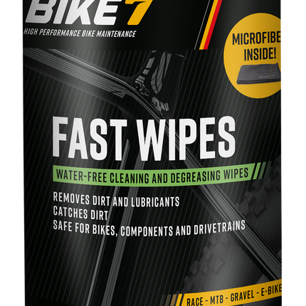 Bike7 Fast Wipes verpakking met 70 reinigingsdoekjes