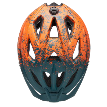 KED Street Jr. Pro jeugdhelm M arcadia green/orange mat, bovenaanzicht