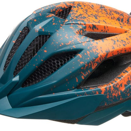 KED Street Jr. Pro jeugdhelm M arcadia green/orange mat, zijaanzicht