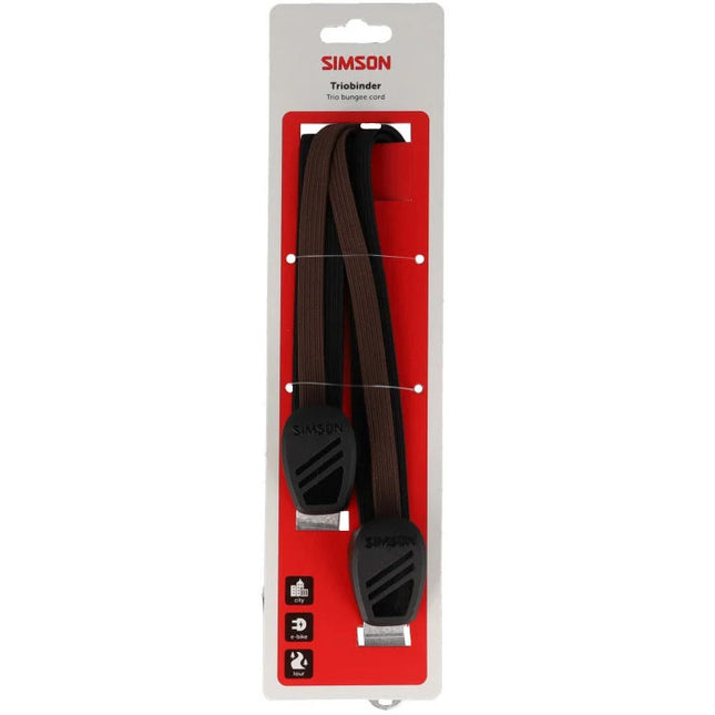 Simson Triobinder 71 cm zwart/bruin - verpakking