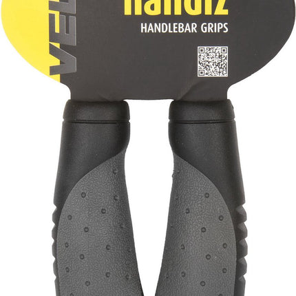fiets handvat -Velo - Handvat Ergogel D2 135 Mm Per Paar Zwart