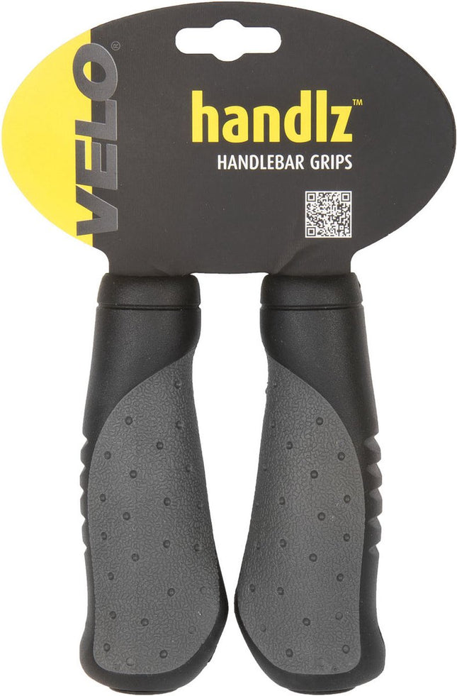 fiets handvat -Velo - Handvat Ergogel D2 135 Mm Per Paar Zwart