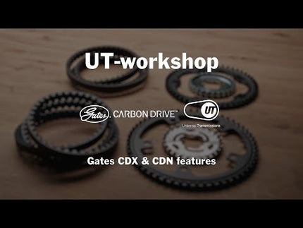 Aandrijfriem Gates CDX Carbon Drive 128T - zwart/zwart - afbeelding 6