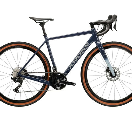 Gravelbike 28'' Kross Esker 8.0 - model 2025 - Navy Blue - Large (21")