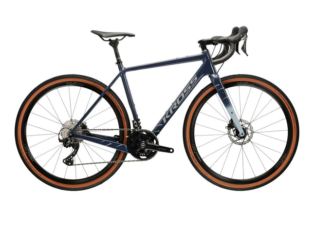Gravelbike 28'' Kross Esker 8.0 - model 2025 - Navy Blue - Large (21")