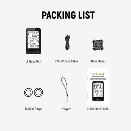 Fietscomputer GPS L3 Navihood – productafbeelding 4