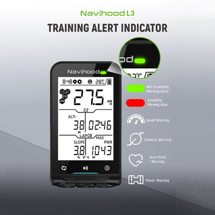 Fietscomputer GPS L3 Navihood – productafbeelding 5
