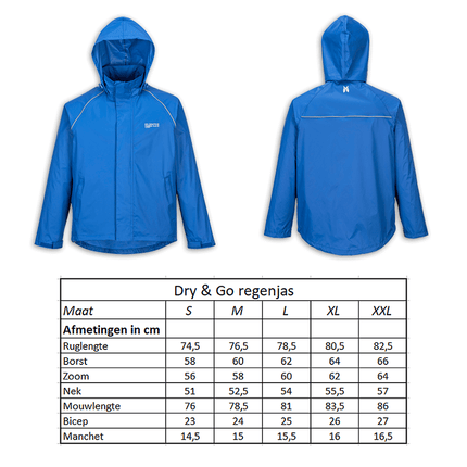 Lynx Regenjas Dry & Go XL – 80.5 x 64 x 62 – productafbeelding 5
