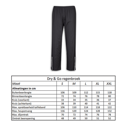 Lynx Regenbroek Dry & Go XL – productafbeelding 3