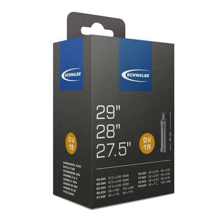 Binnenband Schwalbe DV19 28"40/62-584/635 - 40mm ventiel
