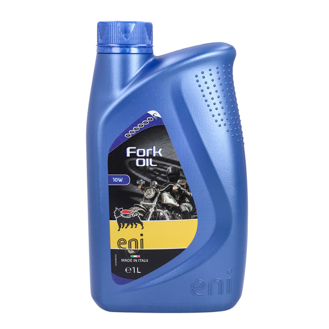 Eni voorvorkolie SAE 10W voor scooter en motor, 1 L – vooraanzicht