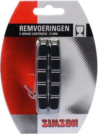 Patin de frein Simson pour V-brake Cartouche