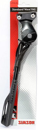 Simson Wave R40 side stand for 40mm swingarm mounting - black